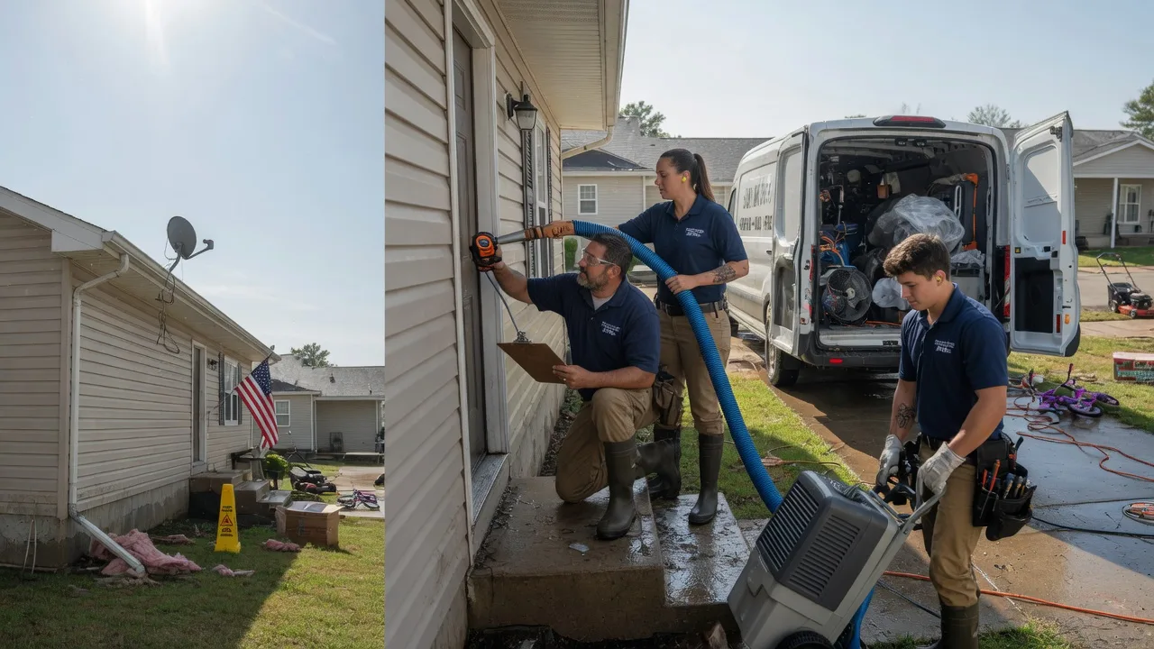 Ceiling Water Damage Restoration in Nevis, MN near me